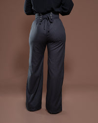 Donna Corset Pants in Midnight Striped