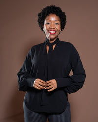 Bella Blouse in Black