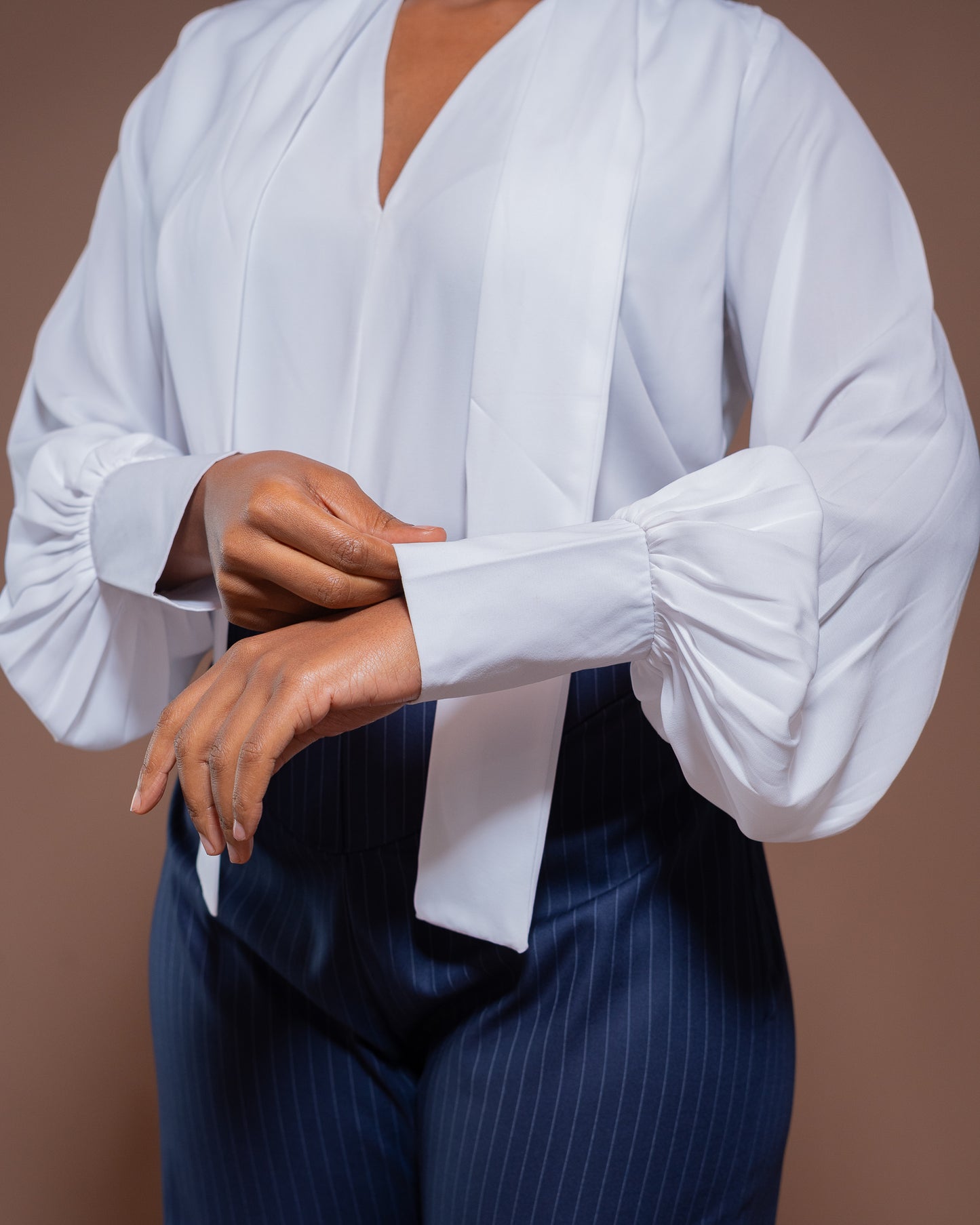 Bella Blouse in Pearl