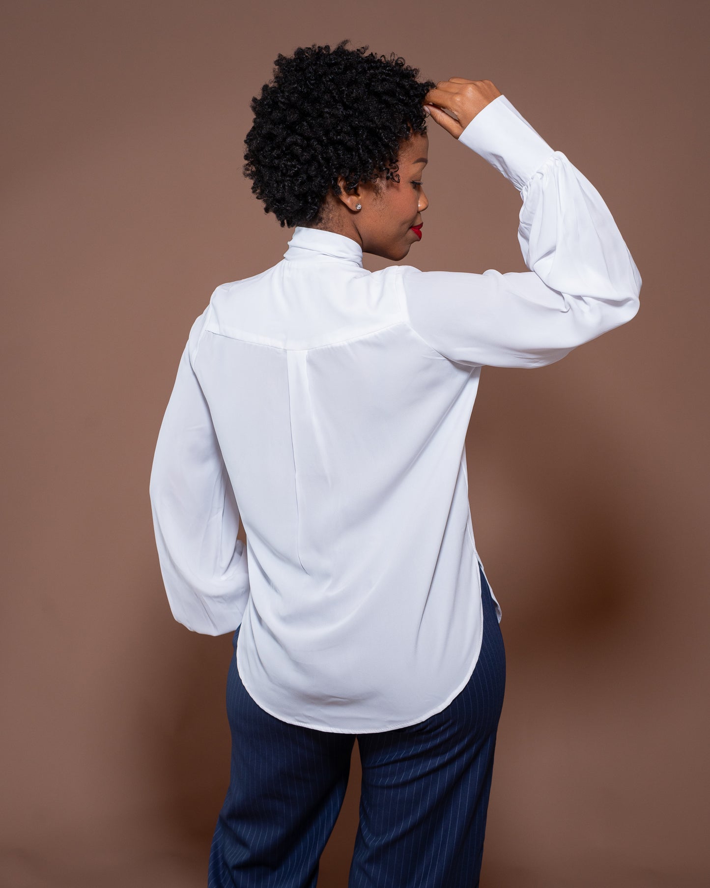 Bella Blouse in Pearl