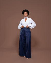 Magna Pants in Marine Stripped