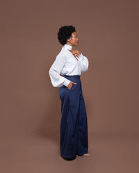 Magna Pants in Marine Stripped