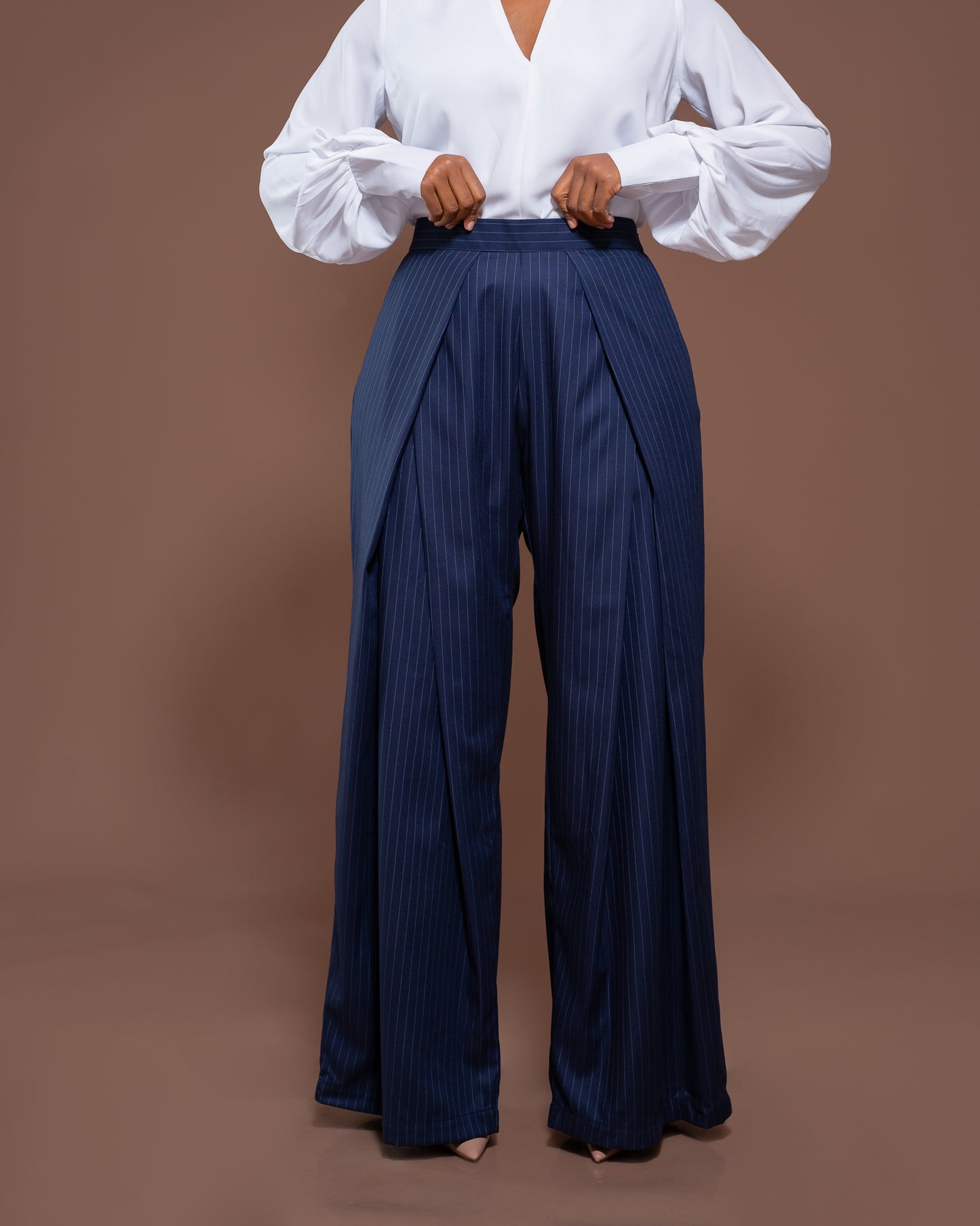 Magna Pants in Marine Stripped