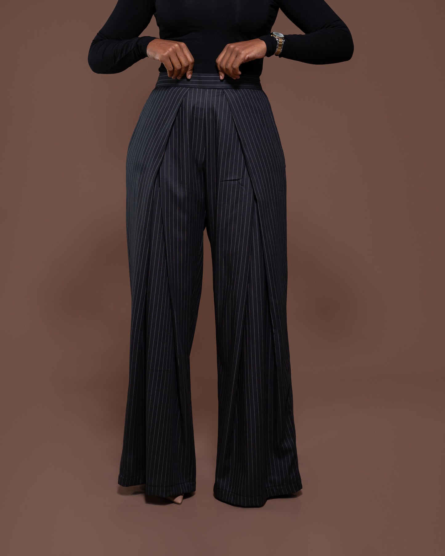 Magna Pants in Midnight Striped