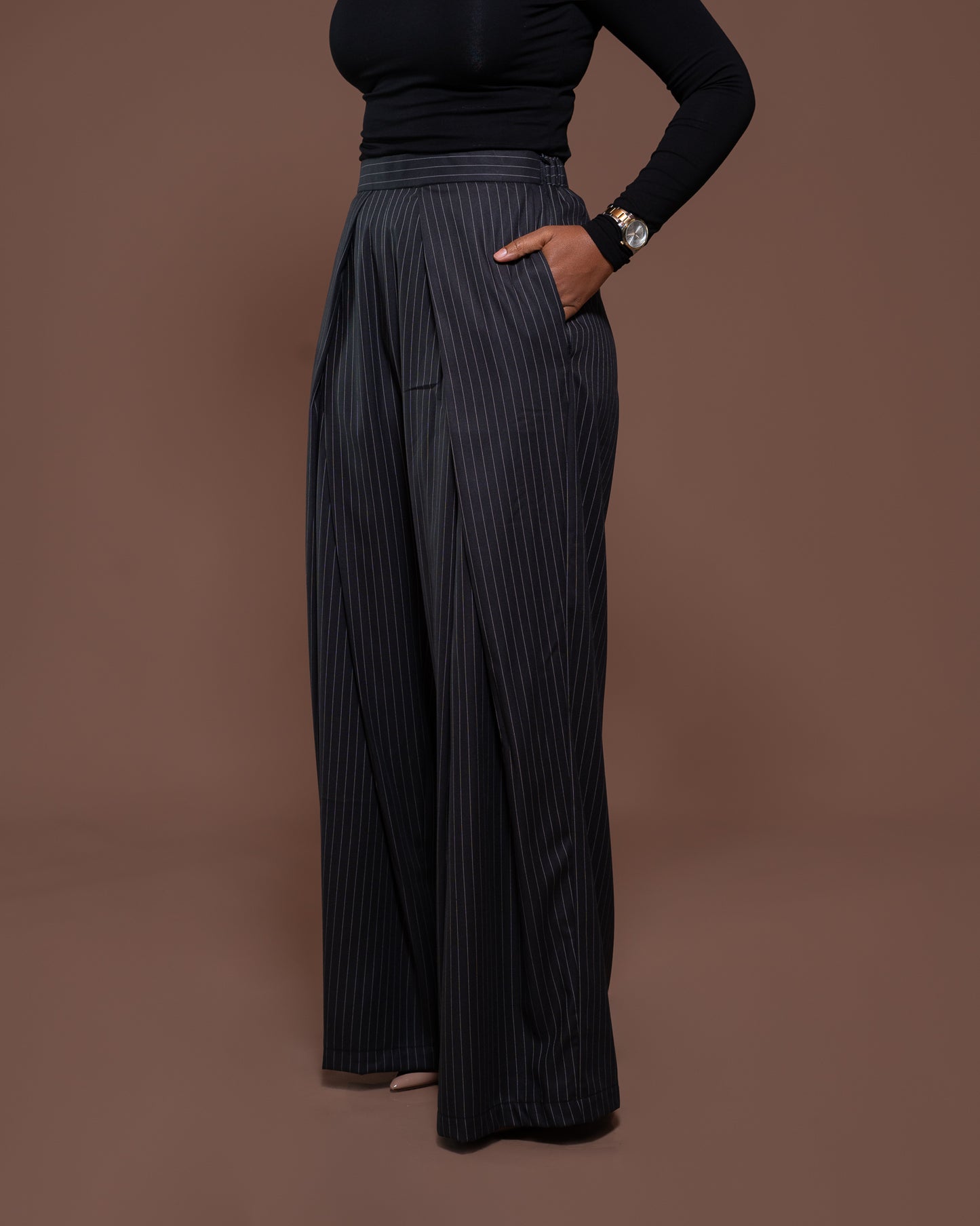 Magna Pants in Midnight Striped