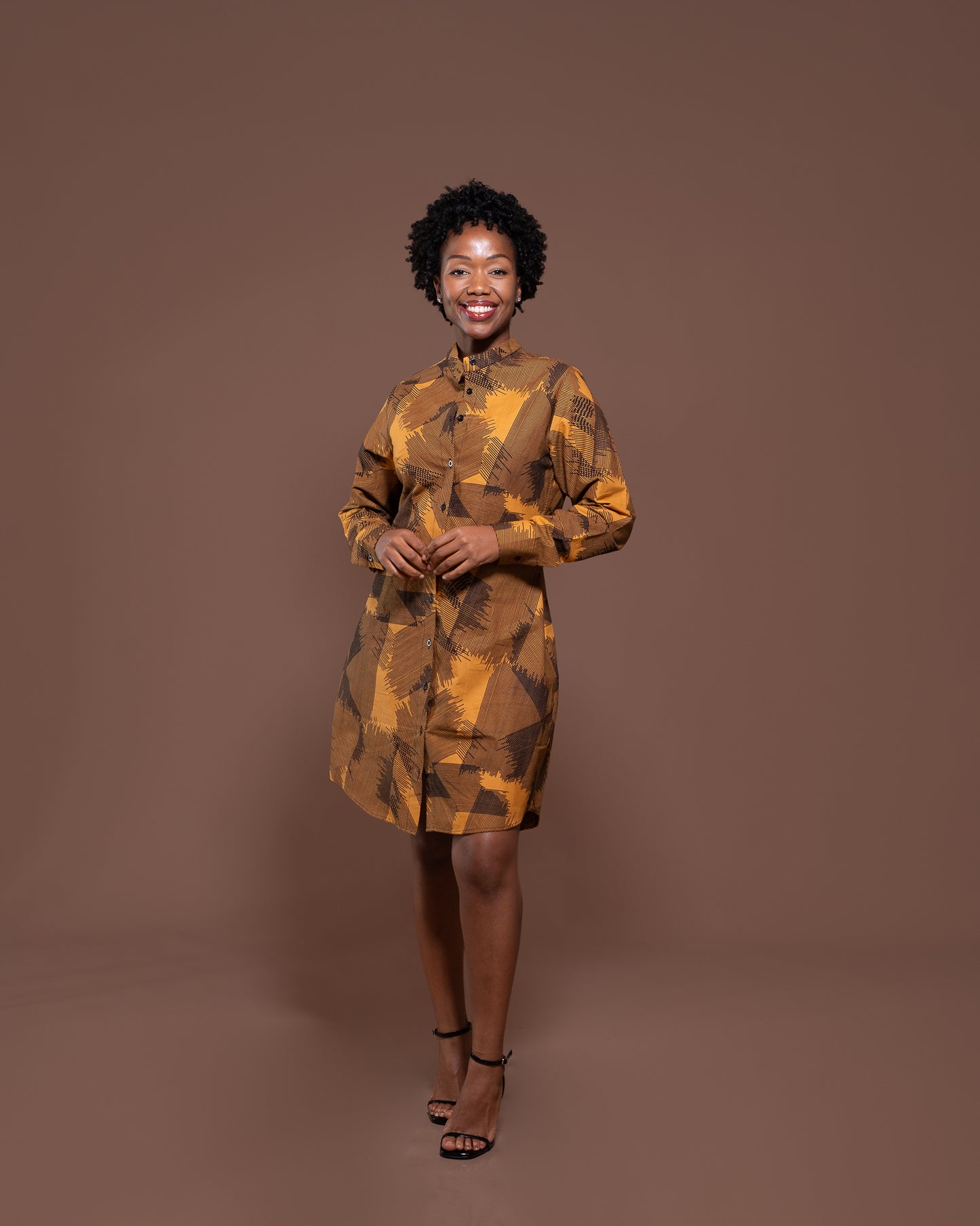 Konie Shirt Dress in Sahara
