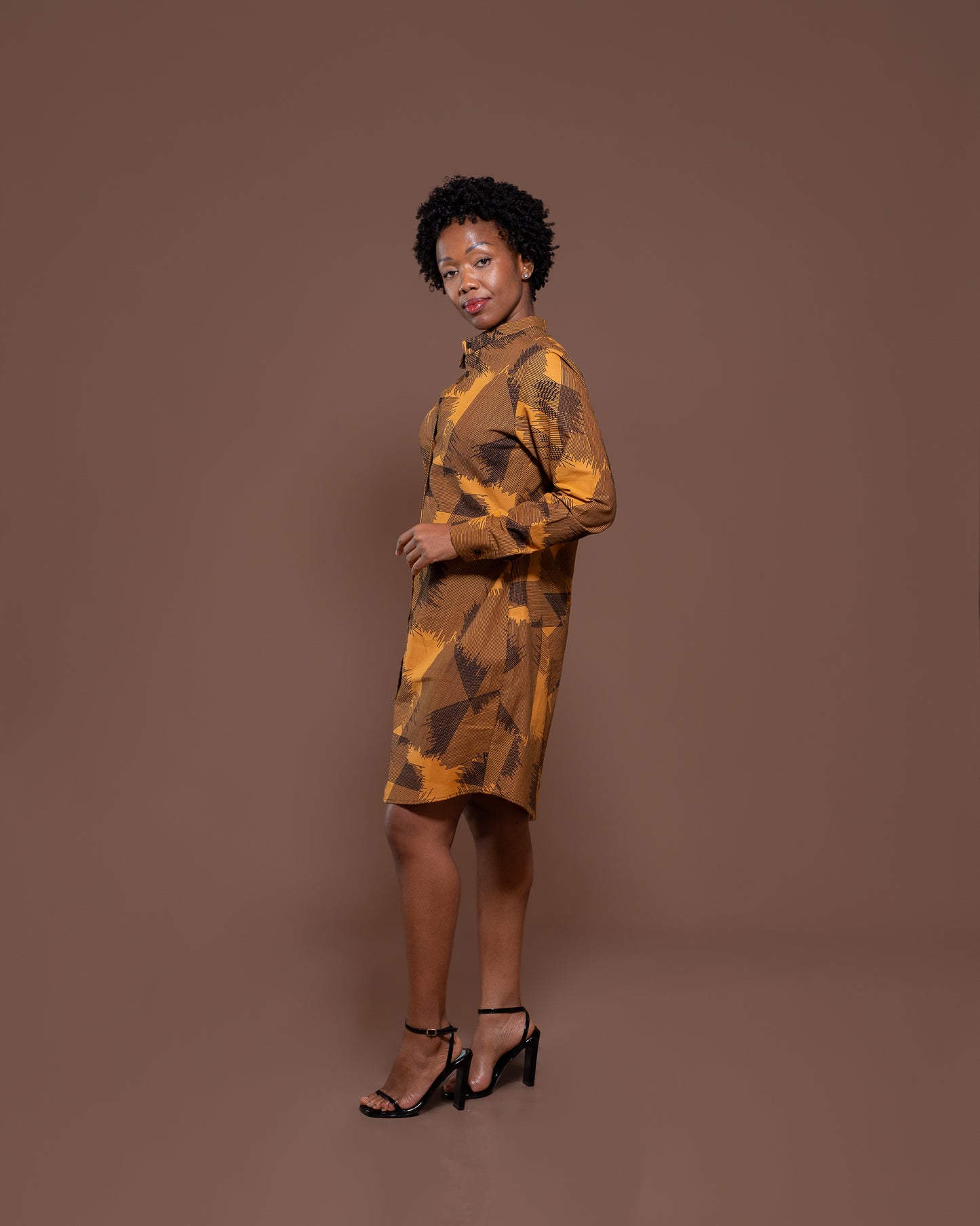 Konie Shirt Dress in Sahara