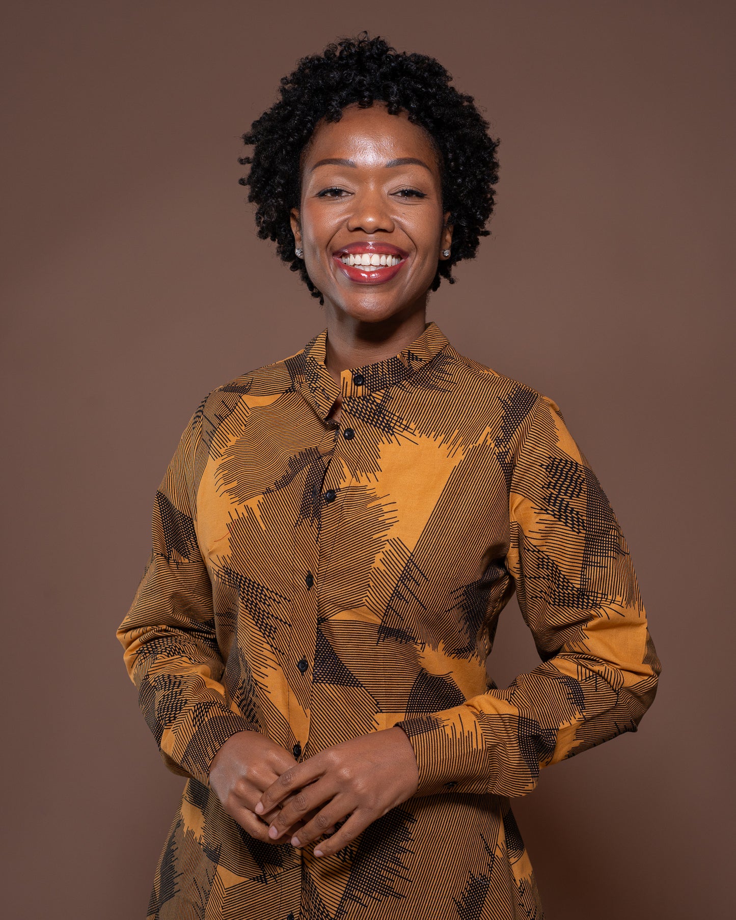 Konie Shirt Dress in Sahara