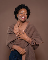Madeline Shawl in MOCHA