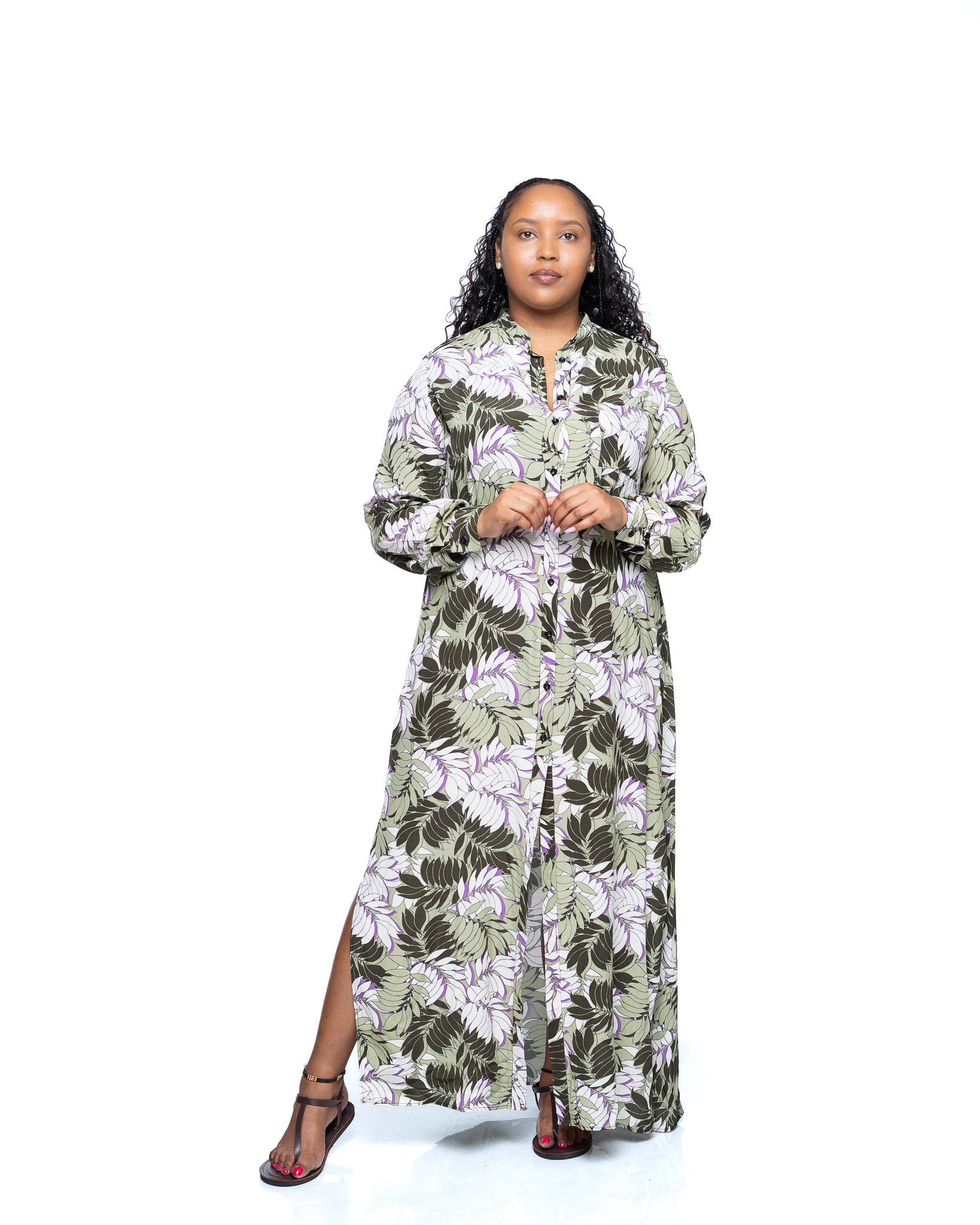 Lanikai Maxi Shirt Dress