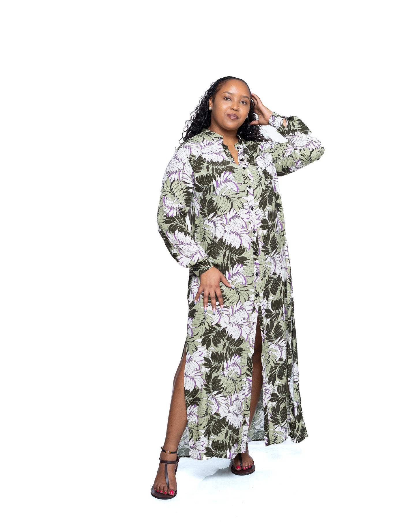 Lanikai Maxi Shirt Dress