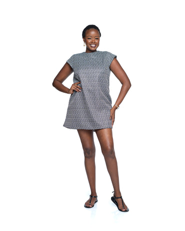 Confetti Geo Shift Dress