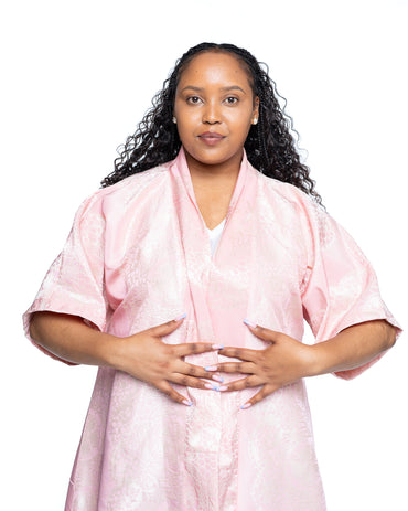 Moonlit Sakura Kimono In Blush