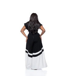 Two Tone Palazzo Jumpsuit