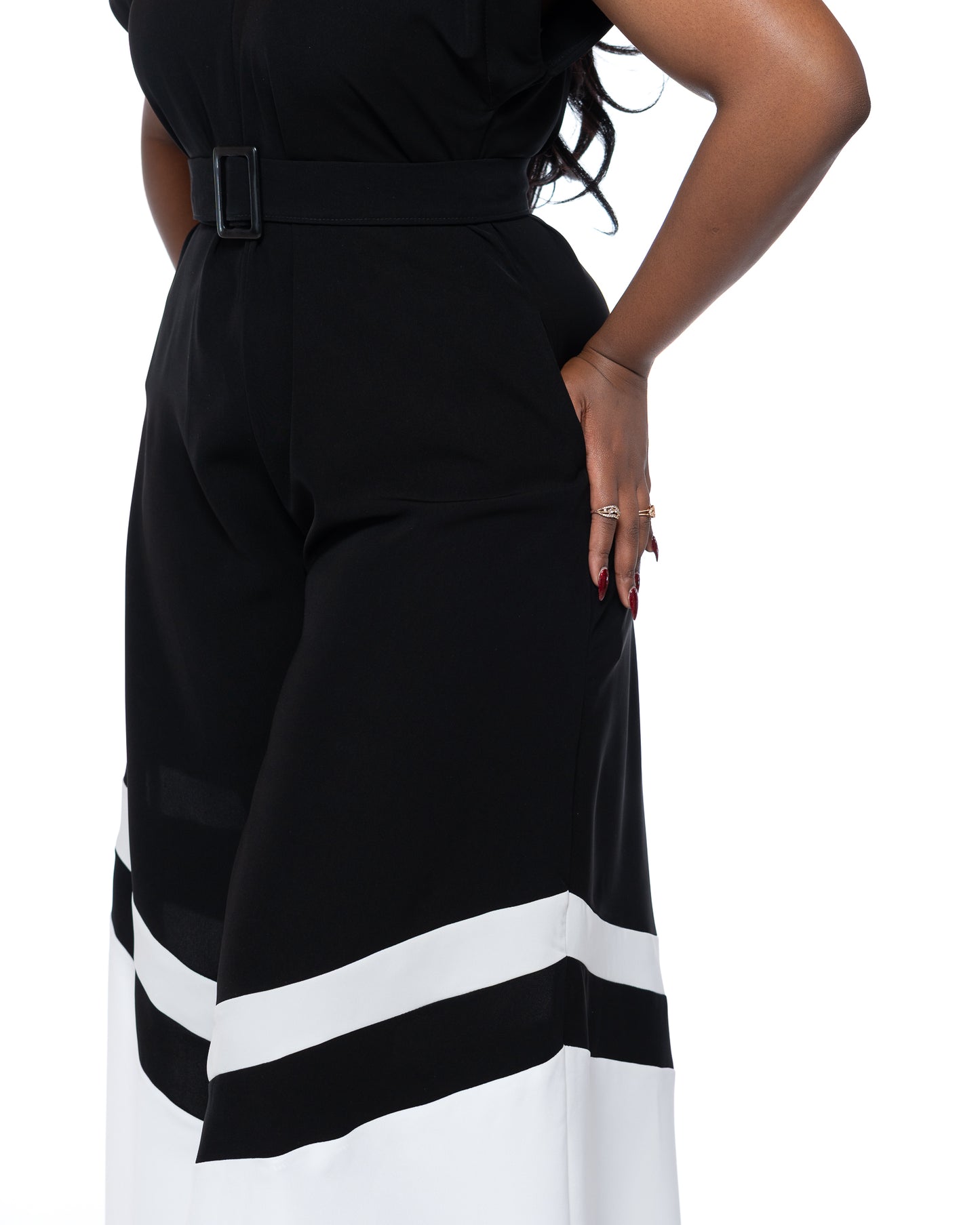 Two Tone Palazzo Jumpsuit