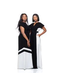 Two Tone Palazzo Jumpsuit