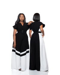 Two Tone Palazzo Jumpsuit