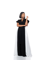 Moderne Colourblock Palazzo Jumpsuit