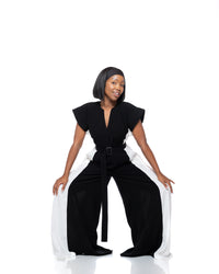 Moderne Colourblock Palazzo Jumpsuit