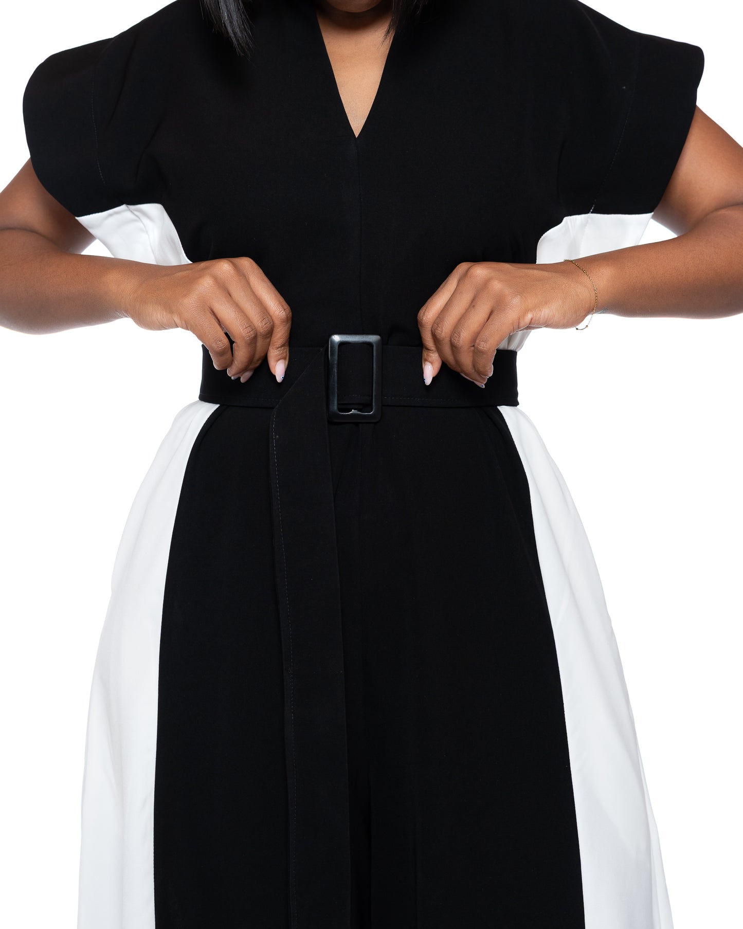 Moderne Colourblock Palazzo Jumpsuit