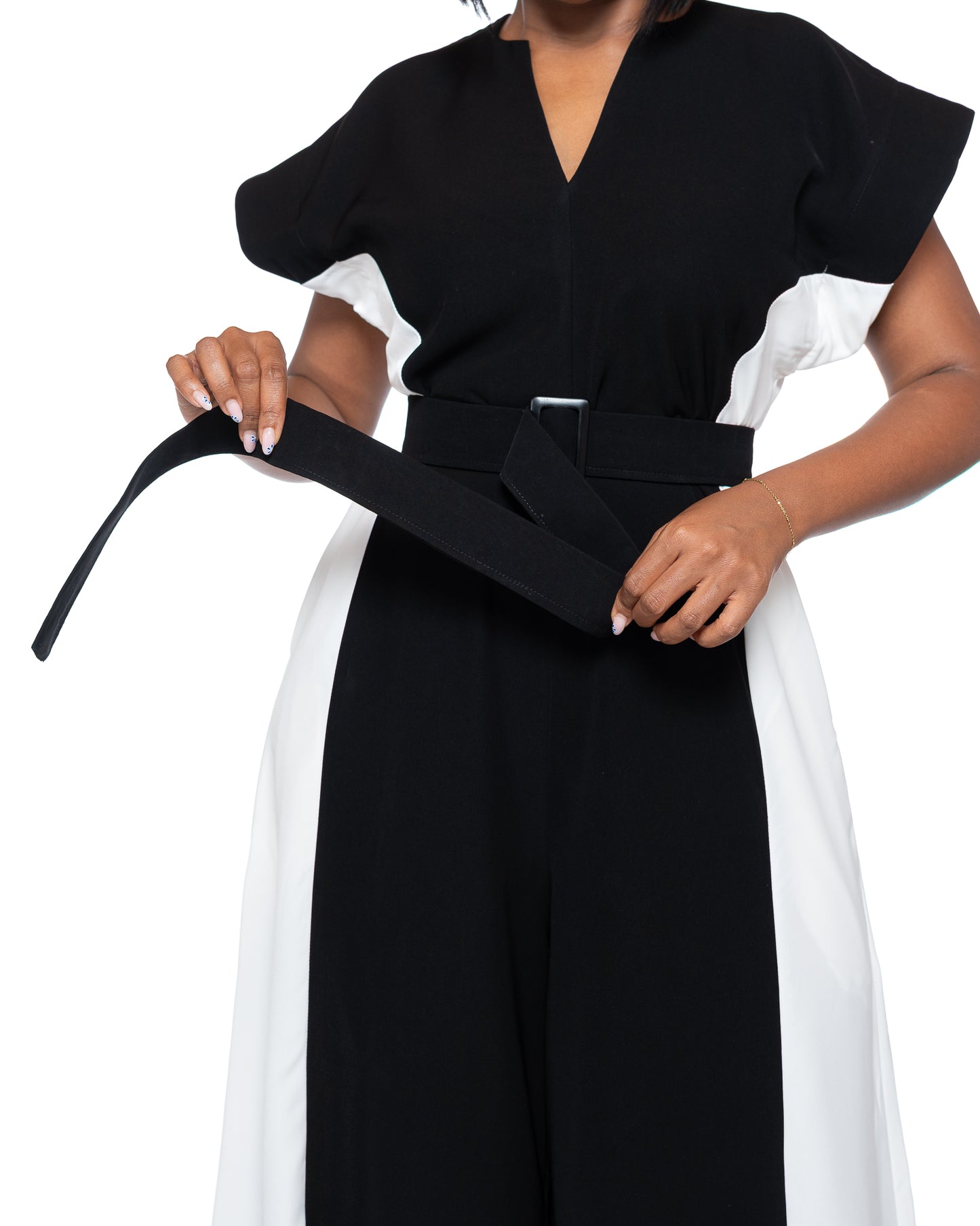 Moderne Colourblock Palazzo Jumpsuit