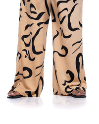 Fluid Wide Leg Pants in Sanaa