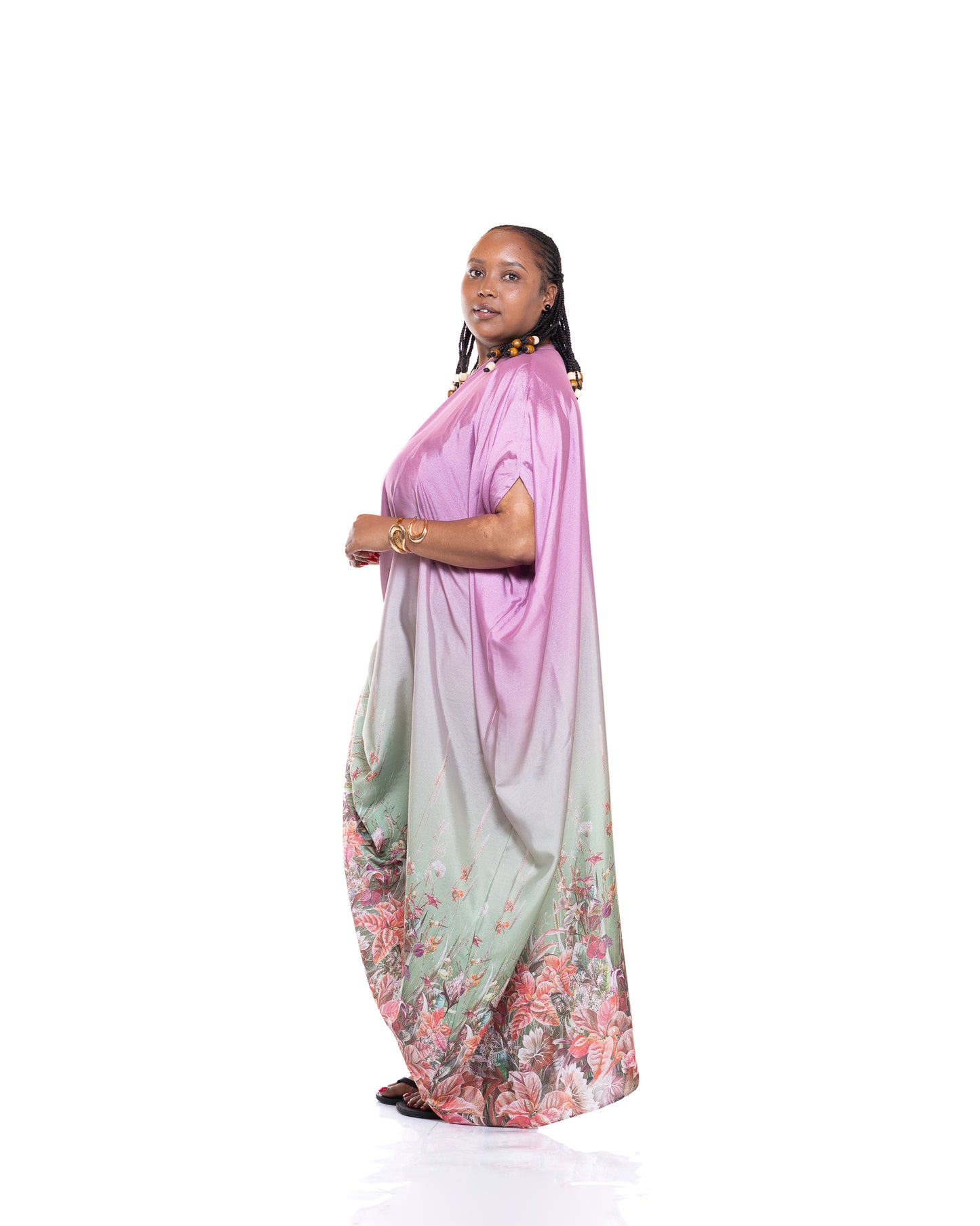 Petal Veil Kaftan