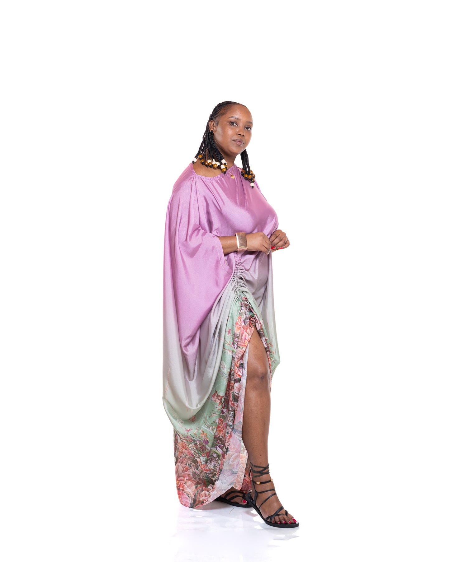 Petal Veil Kaftan