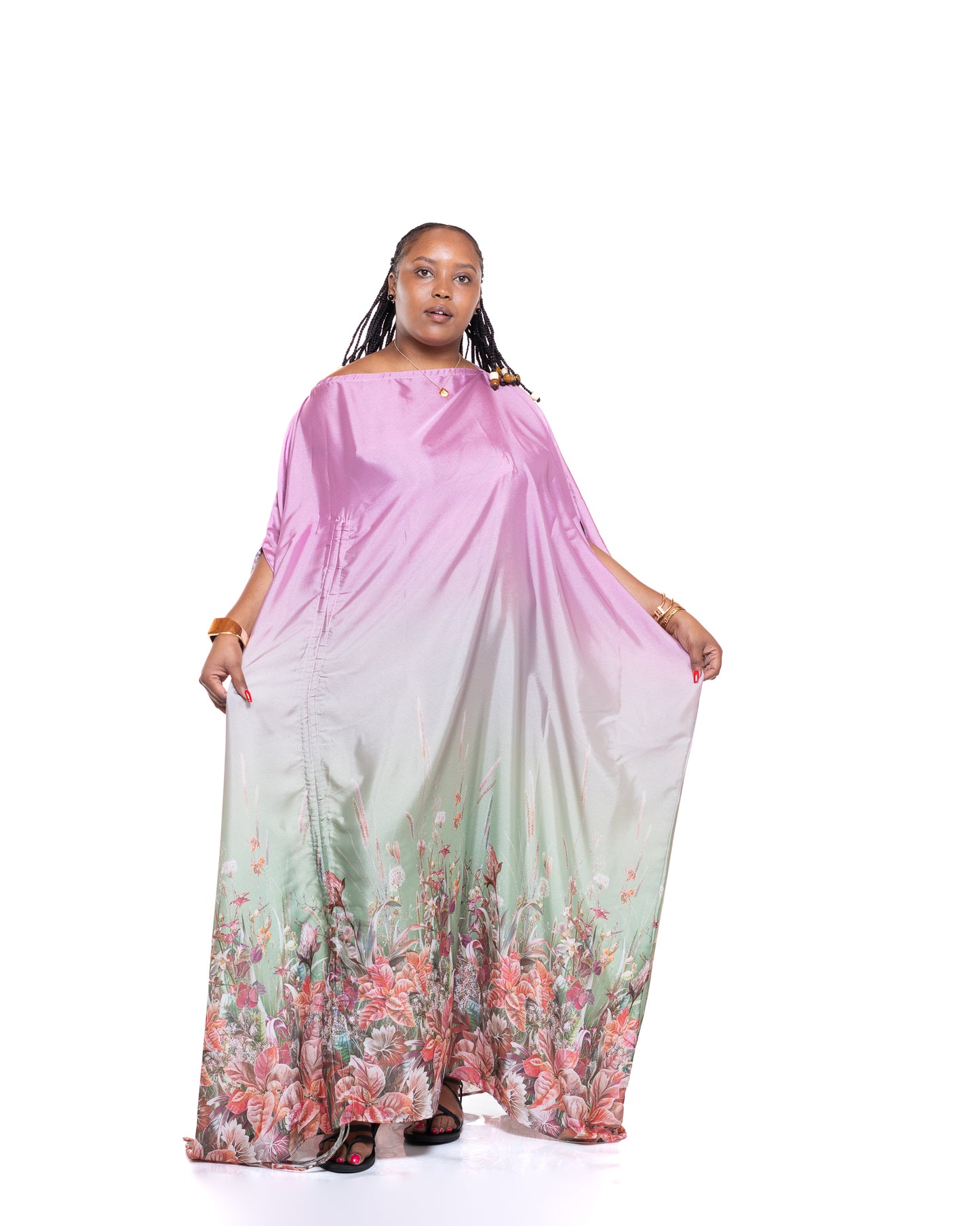 Petal Veil Kaftan