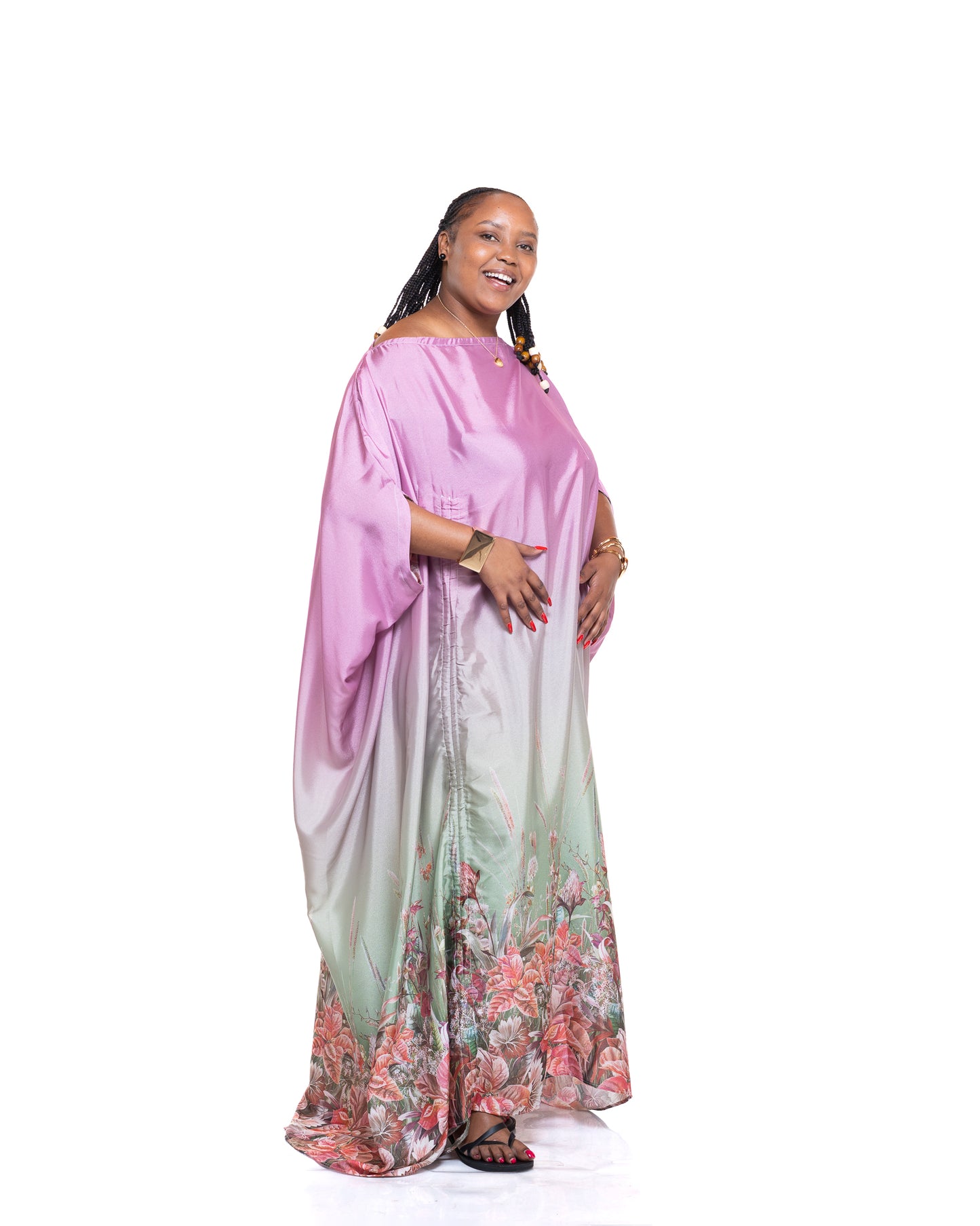 Petal Veil Kaftan