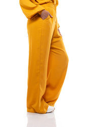Dolce Wide Leg Pants in Honey Gold