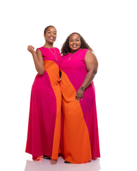 Simplicity Maxi Dress In Fuchsia