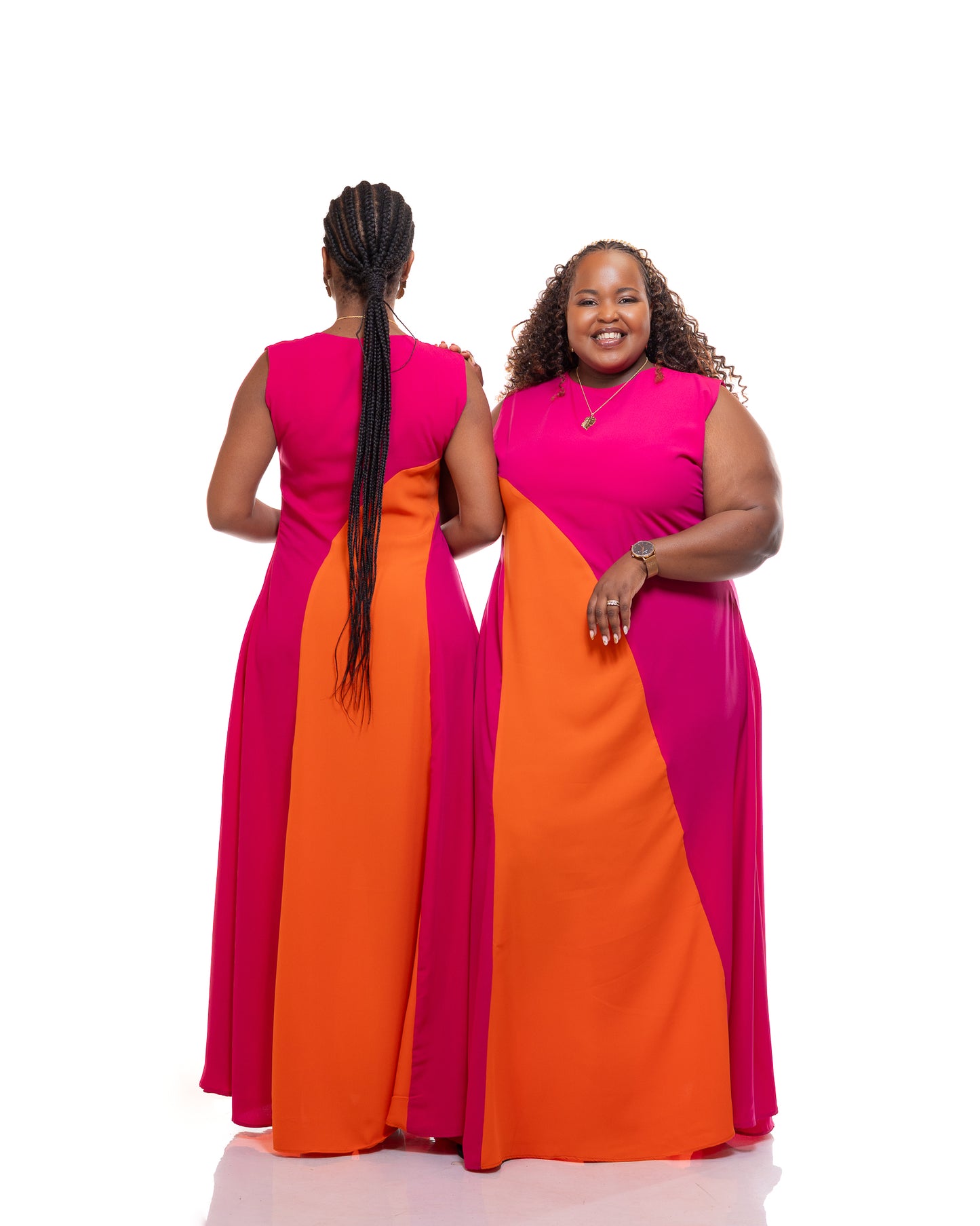 Simplicity Maxi Dress In Fuchsia