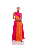 Simplicity Maxi Dress In Fuchsia