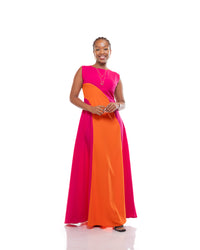 Simplicity Maxi Dress In Fuchsia