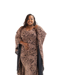 Emirates Maxi Dress in Antique Gold