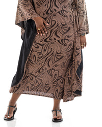 Emirates Maxi Dress in Antique Gold