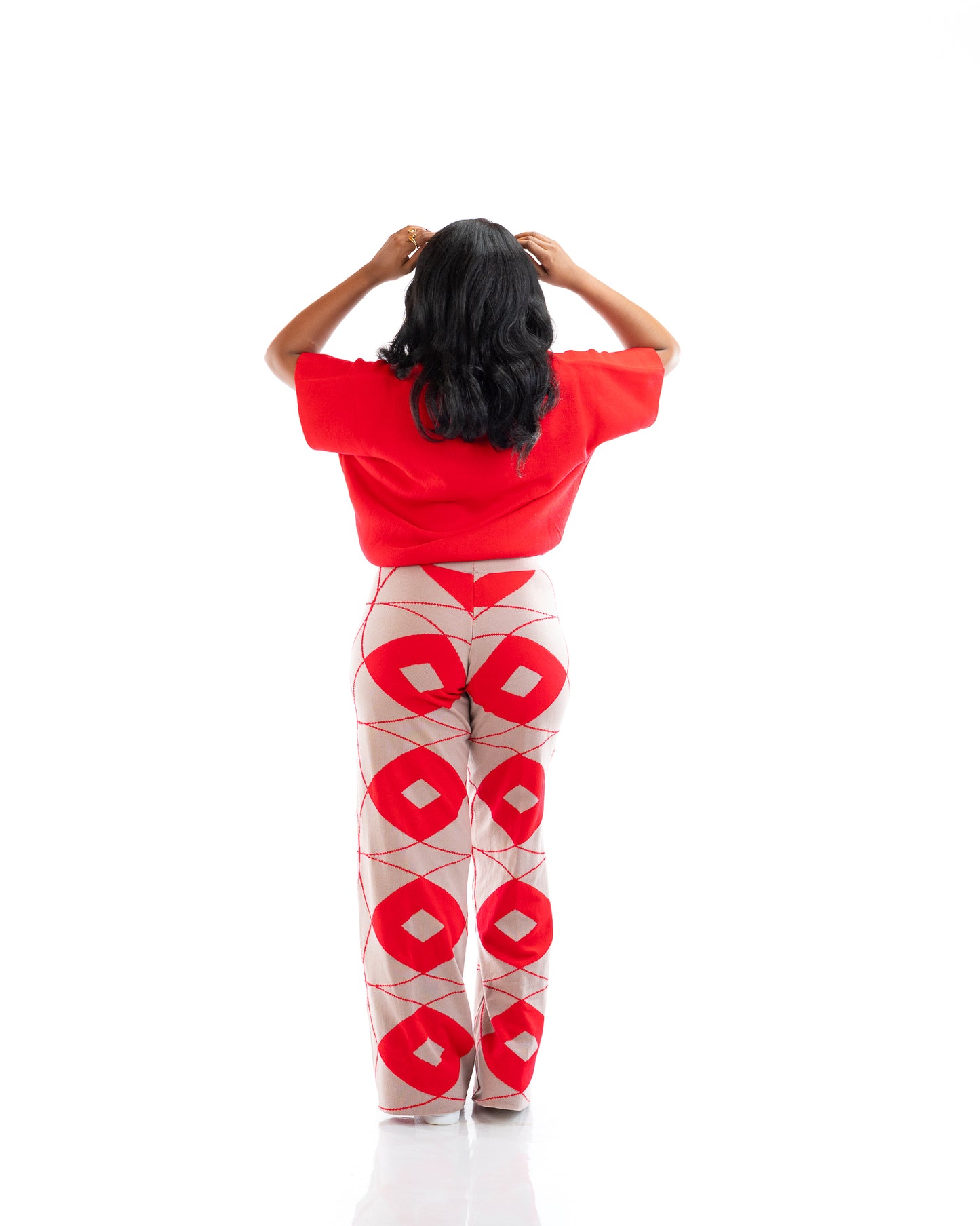 Ayla Knit Top In Scarlet