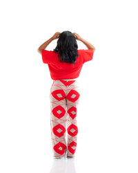Ayla Knit Top In Scarlet