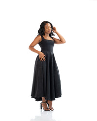 The Palace Soiree Midi Dress In Midnight