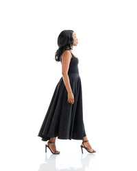 The Palace Soiree Midi Dress In Midnight
