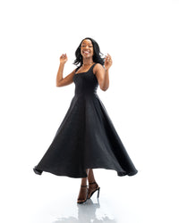 The Palace Soiree Midi Dress In Midnight