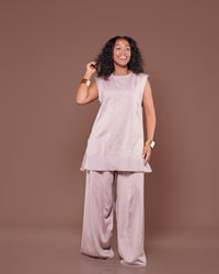 Drift Lounge Set In Dusty Pink