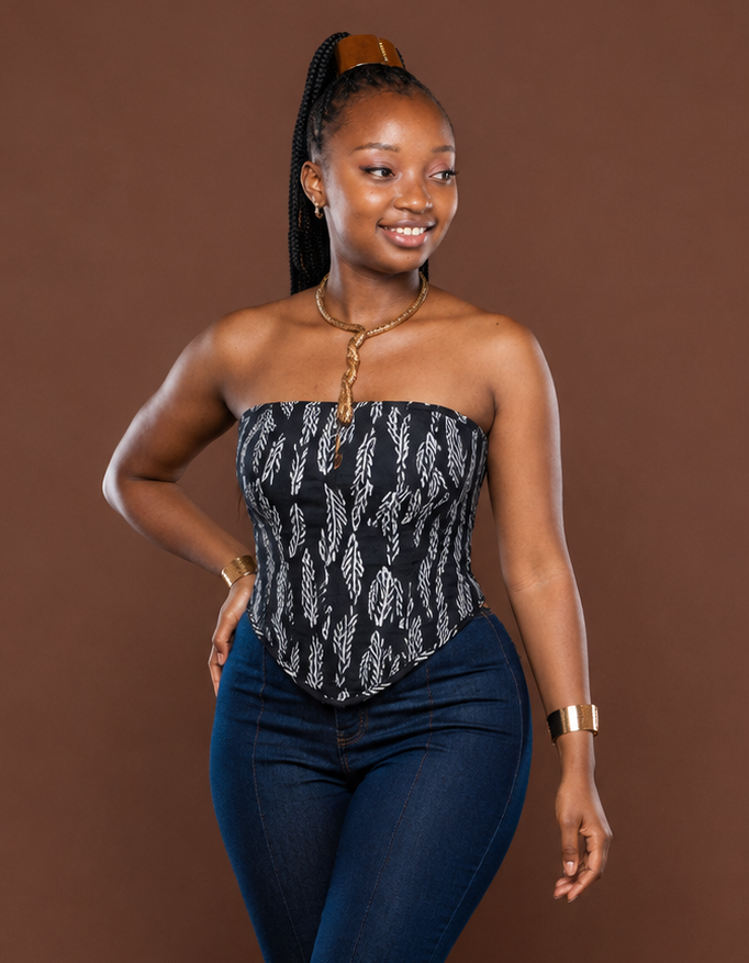 Ankara Corset In Selene