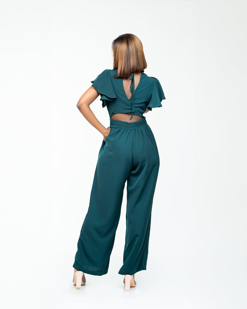 Allure Jumpsuit in Pine - Ikojn