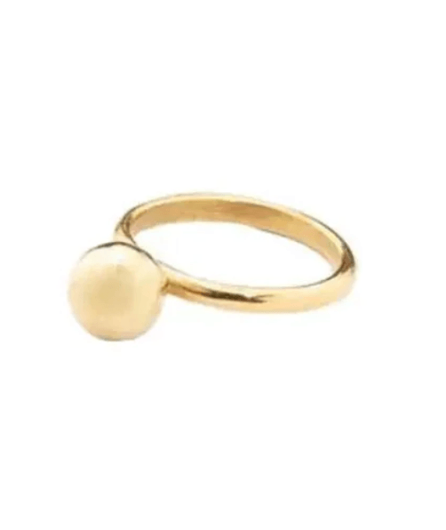 Ball Brass Ring GOLD - Ikojn