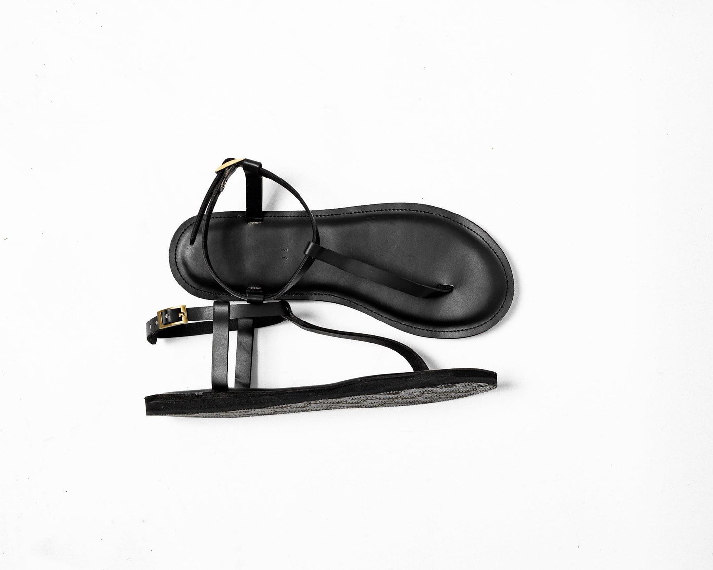 Jaber Sandal In BLACK - Ikojn