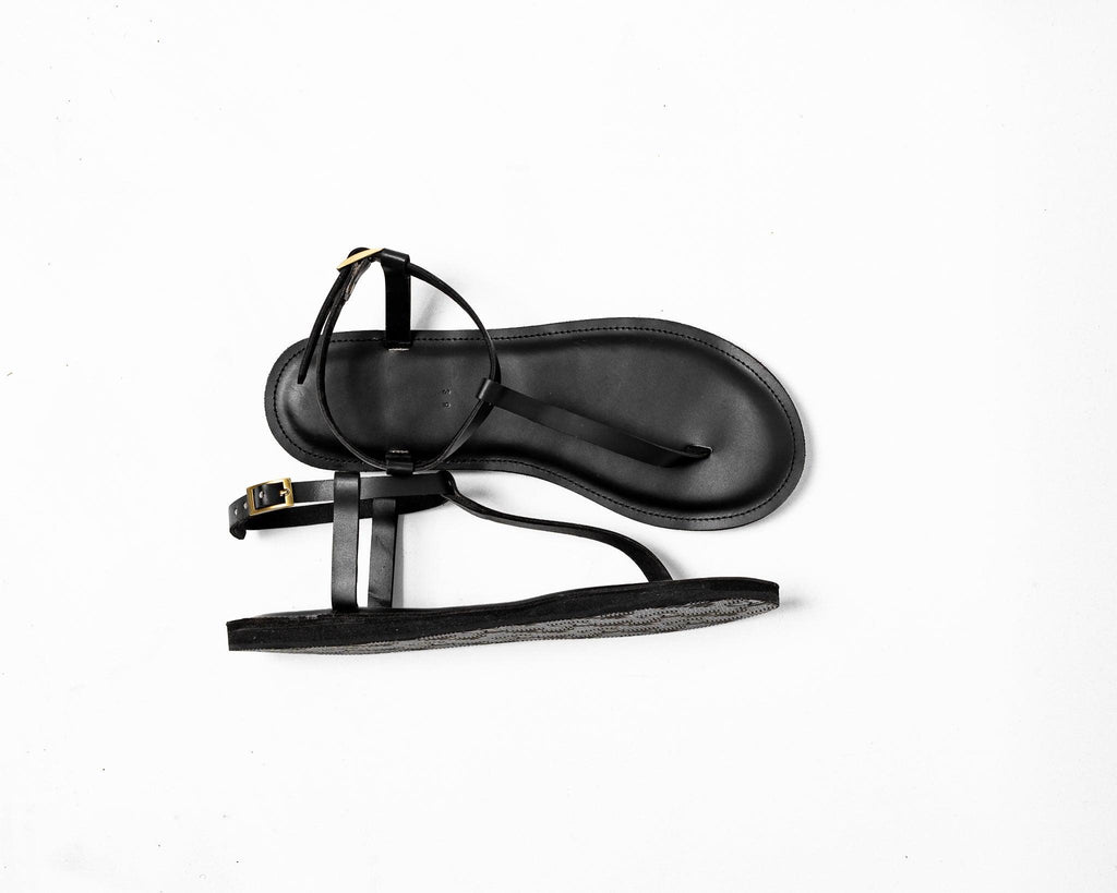 Jaber Sandal In BLACK - Ikojn