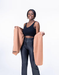 Madeline shawl in CARAMEL Cardigan Scarf Fashion| Style For Ladies |Accessories |Ladies Warm Clothing -Ikojn Westlands Nairobi Kenya