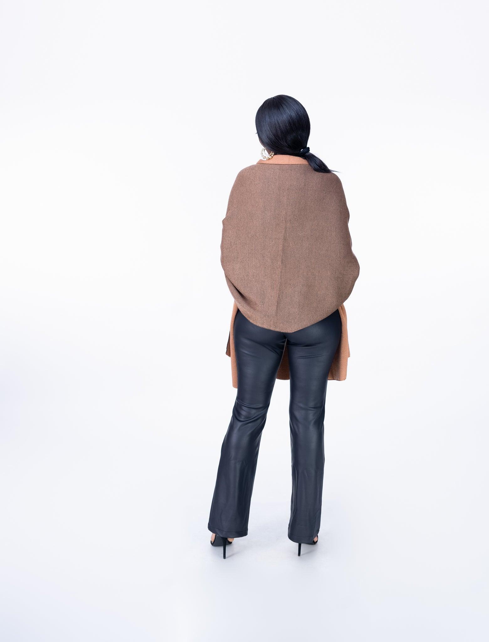 Madeline shawl in CARAMEL Cardigan Scarf Fashion| Style For Ladies |Accessories |Ladies Warm Clothing -Ikojn Westlands Nairobi Kenya